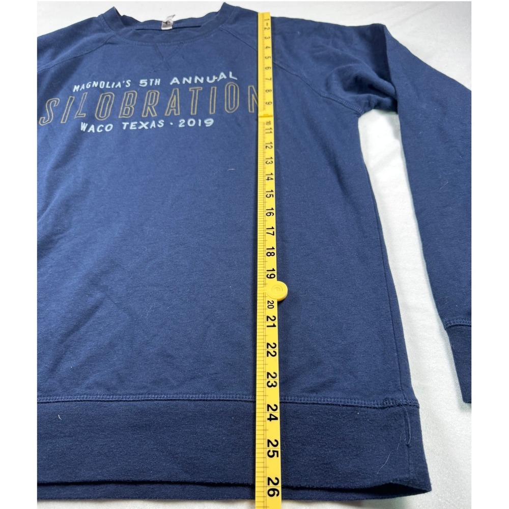 Magnolia 5th Annual Silobration 2019 Sweatshirt RARE Next Level Navy Blue Medium - Picture 5 of 6
